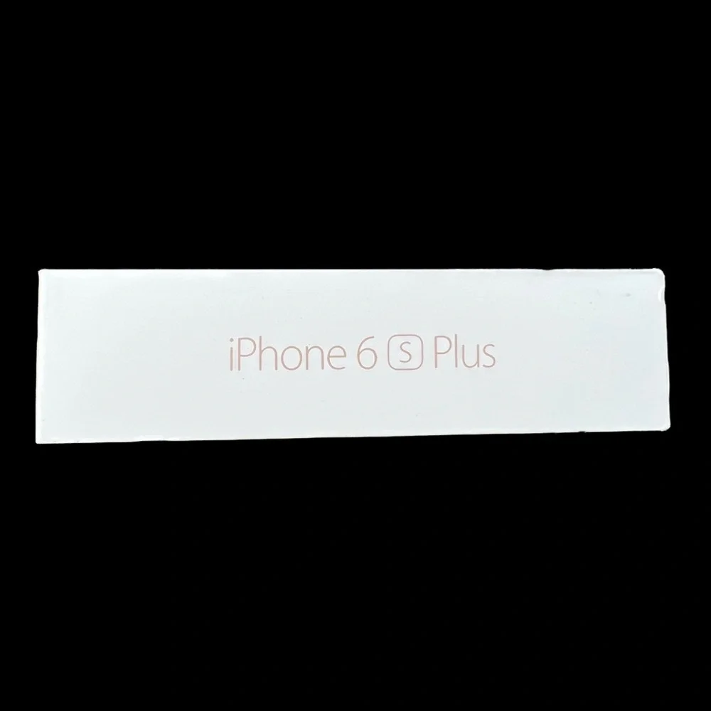 VTG Apple iPhone 6S Plus White EMPTY Box‎ Only Retail Packaging Logo 2 Stickers